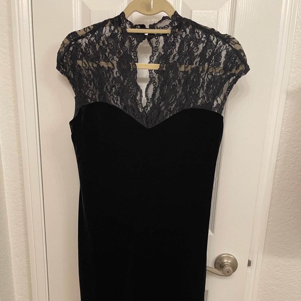Brand NEW velvet and lace dress- gorgeous and sexy